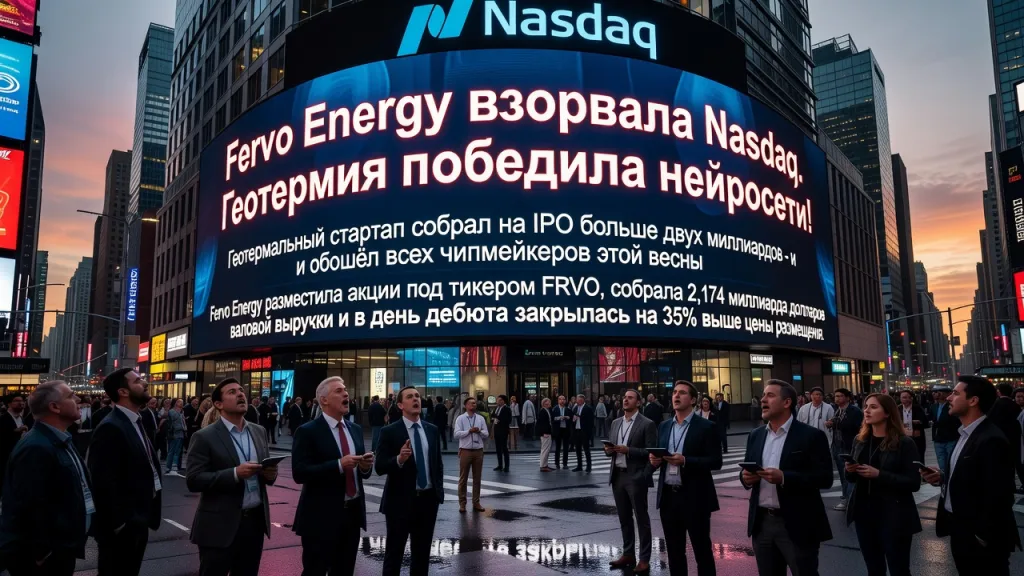 Fervo Energy взорвала Nasdaq. Геотермия победила нейросети!