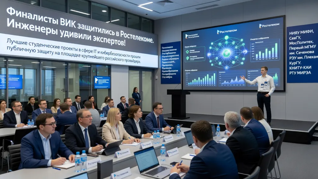 Финалисты ВИК защитились в Ростелекоме. Инженеры удивили экспертов!