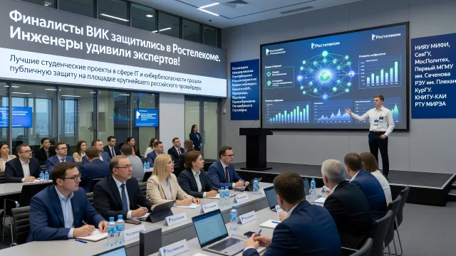 Финалисты ВИК защитились в Ростелекоме. Инженеры удивили экспертов!